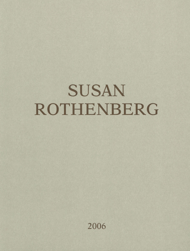 beige book cover with the artist's name and the date in brown text