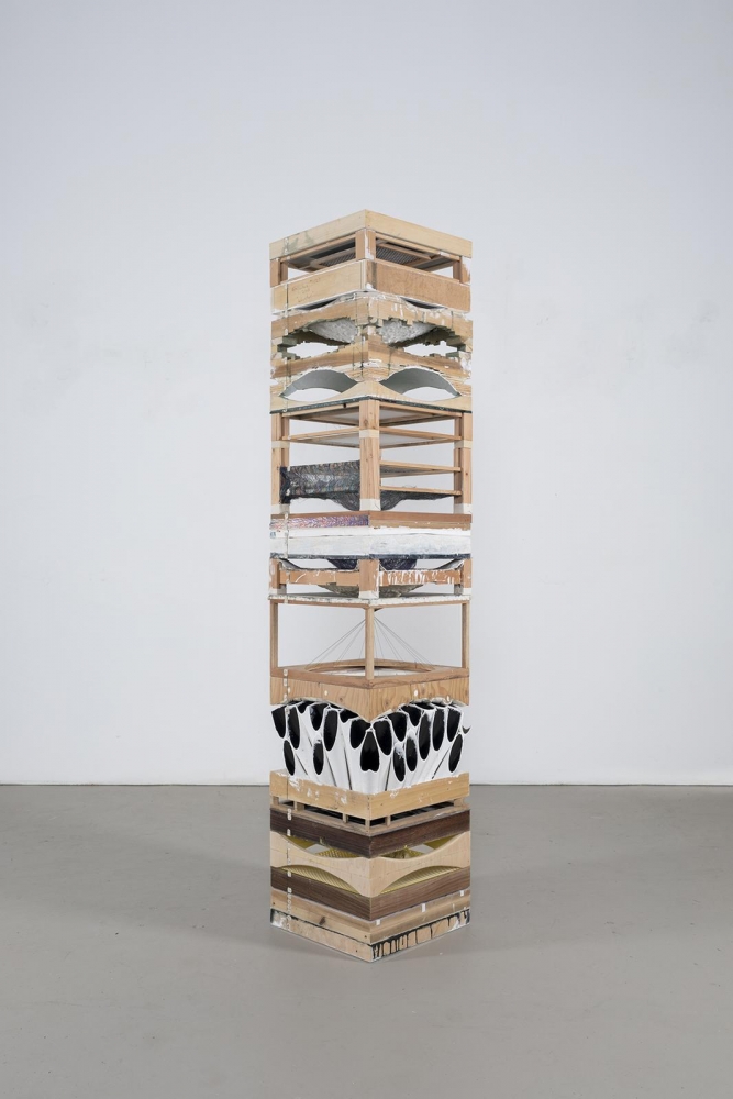 Emil Lukas
cluster, 2018
mixed media
77 x 16 x 16 inches (195,6 x 40,6 x 40,6 cm)
SW 18076