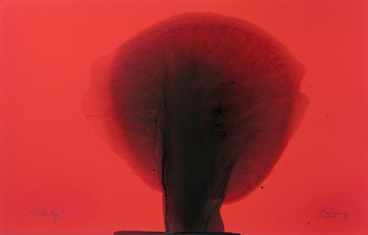Otto Piene Red Sky, 1967
