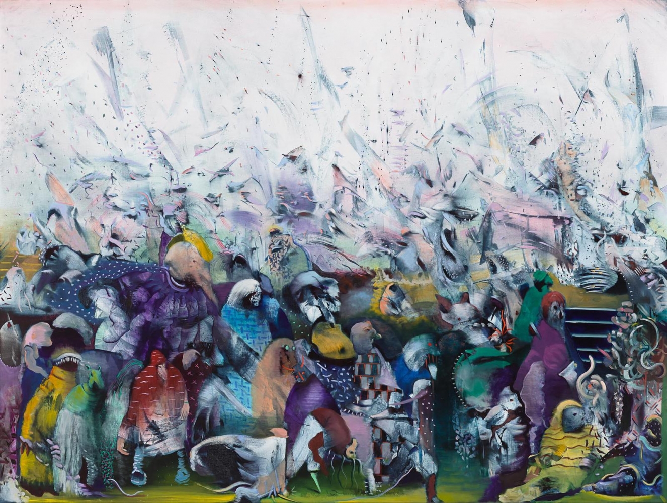 Ali Banisadr The Rise of the Blond, 2016