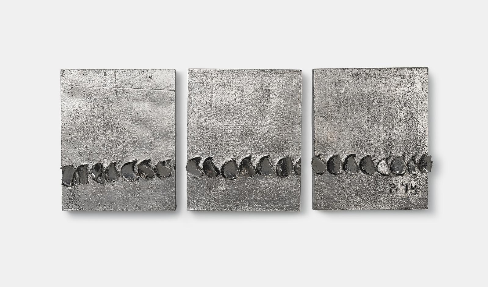 Otto Piene Triptychon (Ohne Titel), 2014