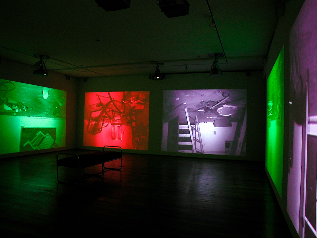Bruce Nauman MAPPING THE STUDIO II with color shift, flip, flop, &amp;amp; flip/flop (Fat Chance John Cage) All Action Edit, 2001