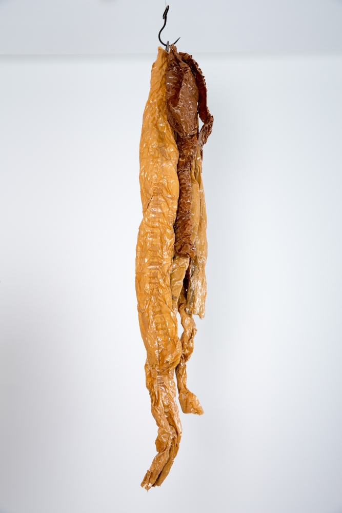 Helmut Lang
Untitled, 2015
resin, paper and steel&amp;nbsp;
91 x 25 x 12 inches (231 x 63,5 x 30,5 cm)&amp;nbsp;
SW 17078