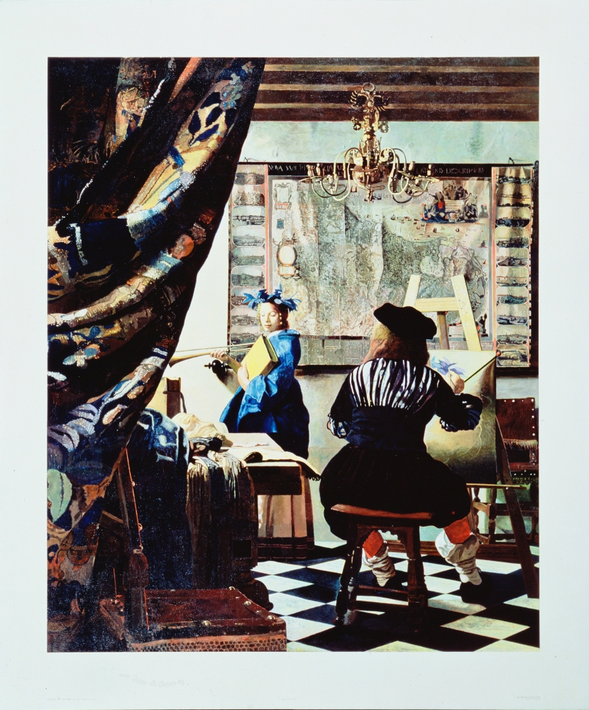 Malcolm Morley Vermeer, Portrait of the Artist in his Studio, 1968