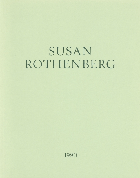 pale green book cover with the artist's name and year in dark green text