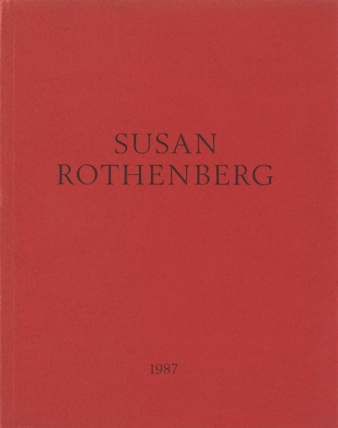 red book cover with the artist's name and the year in black text