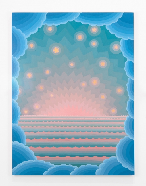 Amy Lincoln, Sunset with Stars, 2021