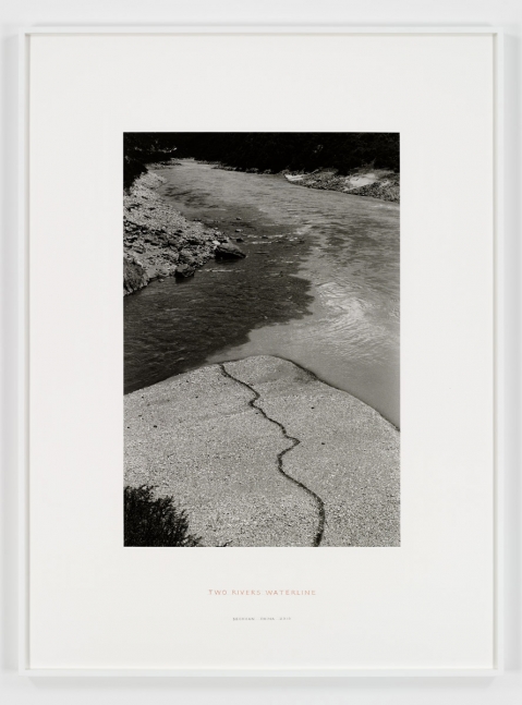 Richard Long Two Rivers Waterline, 2010