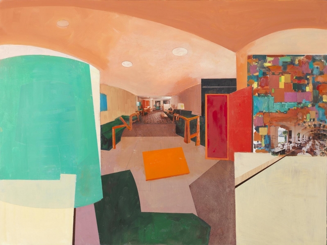 William Wegman Lobby Abstract, 2015
