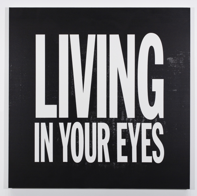 John Giorno, LIVING IN YOUR EYES, 2015