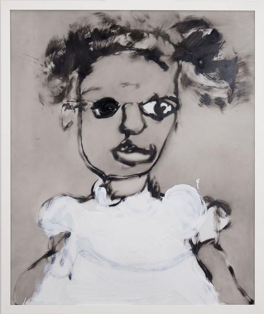 Kim Dingle Untitled (portrait of the artist as a young girl without glasses), 2017